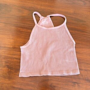 By Together mauve M/L high neck tank